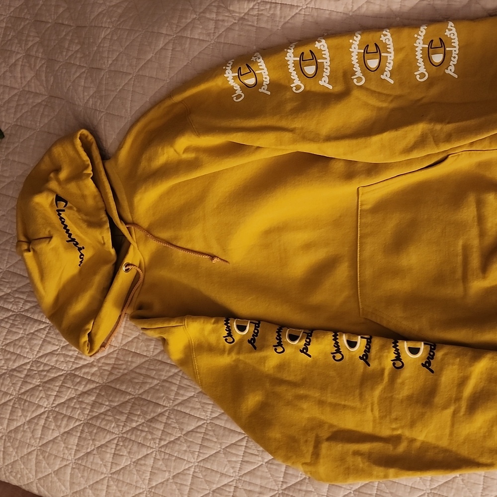 Champion Hoodie Mustard